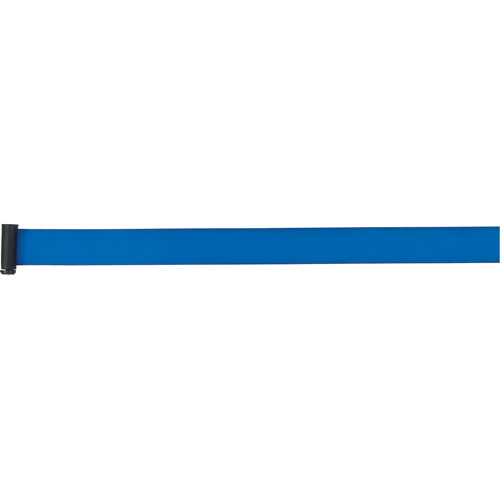 Cartouches de ruban pour assembler vos propre barri&egrave;res de contr&ocirc;le des foules, 7', Ruban Bleu Duraquip Inc