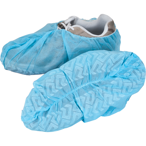 Shoe Covers, X-Large, Polypropylene, Blue Duraquip Inc