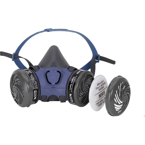 Pre-assembled Paint/Spray Pesticide 7000 Half-Mask Respirator, Elastomer/Thermoplastic, Medium Duraquip Inc