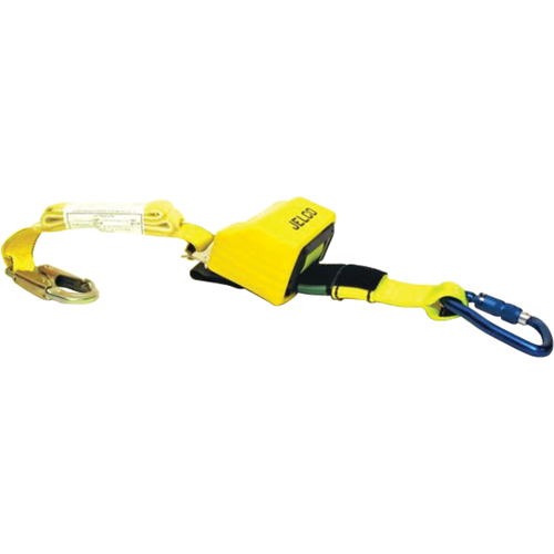 Retractable Lanyard, 9', Nylon, Swivel Duraquip Inc