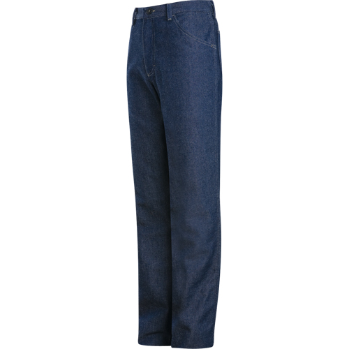 Pantalons en denim coupe d&eacute;tendue r&eacute;sistants aux flammes, 32, x 37, Bleu, 18 cal/cm² Duraquip Inc