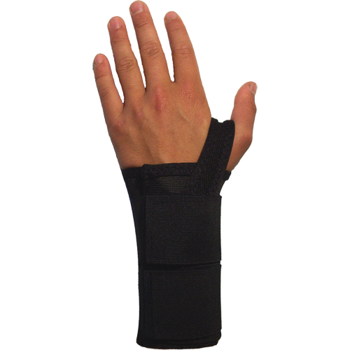 Dual Elastic Wrist Supports, Elastic, Left Hand, Small Duraquip Inc