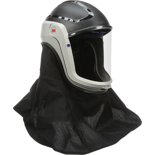 Assemblage de casque Versaflo avec visi&egrave;re de premi&egrave;re qualit&eacute; et enveloppe r&eacute;sistante aux flammes, Universel, Casque rigide, Bavette Simple Duraquip Inc