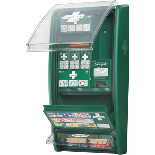 Cederroth Wall Panel First Aid Kit, Class 1 Medical Device, Station Duraquip Inc