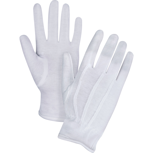Gants pour serveur/parade, Coton, Poignet &agrave; ourlet, Petit Duraquip Inc