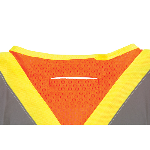 CSA Compliant High Visibility Surveyor Vest, High Visibility Orange, 2X-Large, Polyester Duraquip Inc
