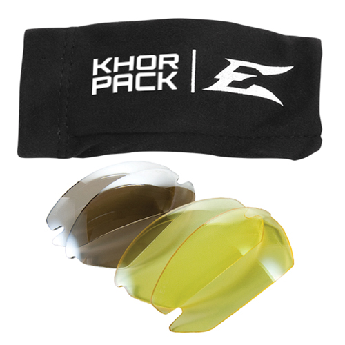 Khor Safety Glasses Replacement Lenses, Anti-Fog/Anti-Scratch, Clear, Khor Duraquip Inc