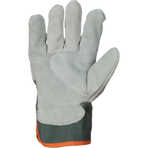 Endura&reg; Fitter Gloves, Large, Split Leather Palm, Cotton Inner Lining Duraquip Inc