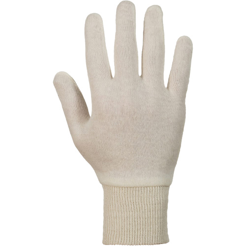 Gants tricot&eacute;s Superior ML80K, Taille unique, Blanc, Non doubl&eacute;, Poignet en tricot Duraquip Inc