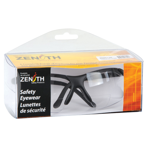 Lunettes de s&eacute;curit&eacute; s&eacute;rie Z1800 avec verres de lecture, Anti-&eacute;gratignures, Transparent, Dioptrie 1,0 Duraquip Inc