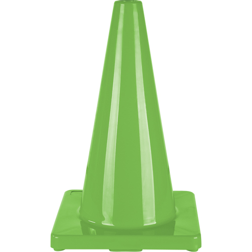 C&ocirc;ne de couleur pour la signalisation, 18", Vert Duraquip Inc