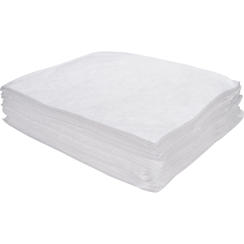 Premium Meltblown Sorbent Pads, Oil Only, 15" x 17", 8 gal. Absorbancy Duraquip Inc