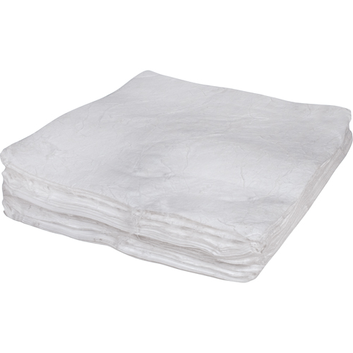 Premium Meltblown Sorbent Pads, Oil Only, 30" x 30", 50 gal. Absorbancy Duraquip Inc