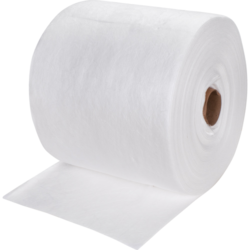 Rouleaux absorbants souffl&eacute;es de premi&egrave;re qualit&eacute;, Lourd, 150' lo x 15" la, Absorption 25 gal. Duraquip Inc