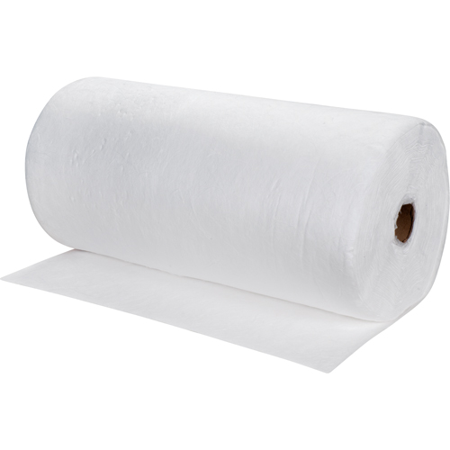 Rouleaux absorbants souffl&eacute;es de premi&egrave;re qualit&eacute;, Poids moyen, 150' lo x 30" la, Absorption 40 gal. Duraquip Inc