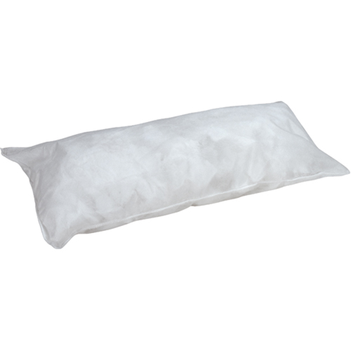 Sorbent Pillow, Oil Only, 18" L x 8" W, 25 gal. Absorbency/Pkg. Duraquip Inc