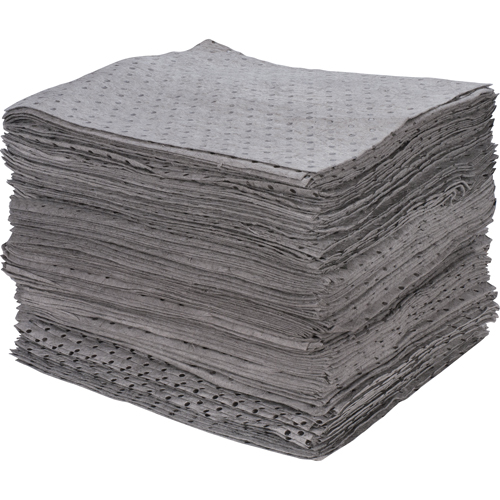Premium Bonded Sorbent Pads, Universal, 15" x 17", 30 gal. Absorbancy Duraquip Inc