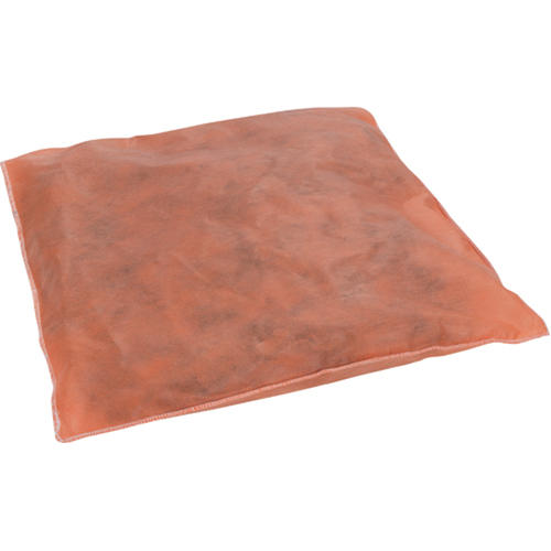 Tampon absorbant, Mati&egrave;res dangereuses, 18" lo x 18" la, 45 gal. absorption/pqt Duraquip Inc