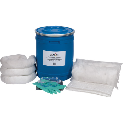 Premium Truck Spill Kit, Oil Only, Drum, 10 US gal. Absorbancy Duraquip Inc