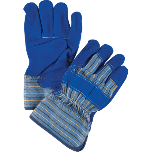 Premium Quality Fitters Gloves with Kevlar&reg; Stitching, Large, Split Cowhide Palm, Cotton Inner Lining Duraquip Inc
