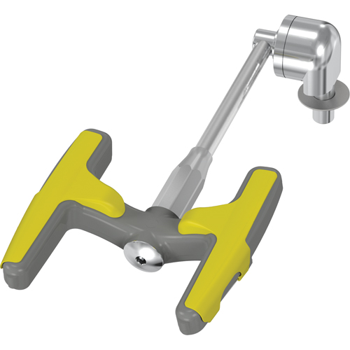 Poste de douche oculaire/faciale Halo, Installation Montage sur comptoir Duraquip Inc