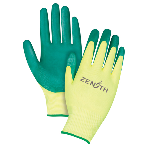 Gants de premi&egrave;re qualit&eacute; ZX-3, 8/Moyen, R&ecirc;vetement Nitrile, Calibre 15, Enveloppe en Nylon Duraquip Inc