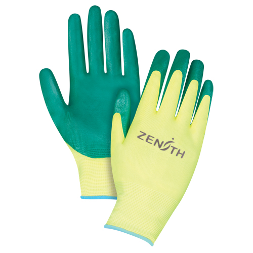 Gants de premi&egrave;re qualit&eacute; ZX-3, 10/T-Grand, R&ecirc;vetement Nitrile, Calibre 15, Enveloppe en Nylon Duraquip Inc