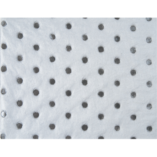 Industrial-Grade Fine Fibre Sorbent Pads, Oil Only, 15" x 17", 40 gal. Absorbancy Duraquip Inc