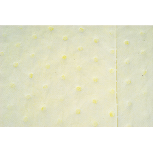 Feuilles absorbantes lamin&eacute;es (SMS) de premi&egrave;re qualit&eacute;, Mati&egrave;res dangereuses, 15" x 17", 30 gal. d'absorption Duraquip Inc