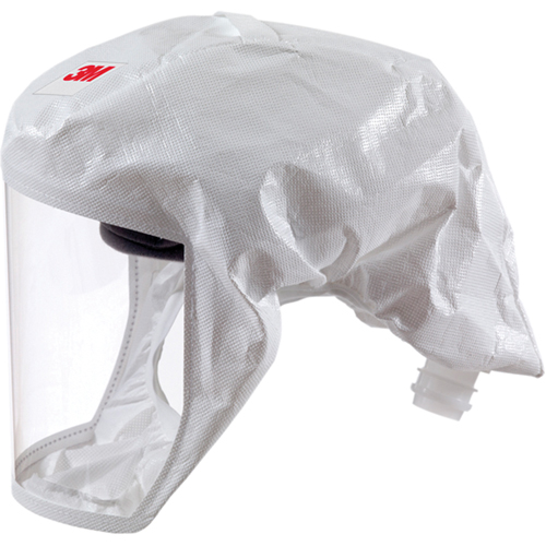 Couvre-t&ecirc;te Versaflo avec coiffe int&eacute;gr&eacute;e, Grand/Moyen, Coiffe souple Duraquip Inc