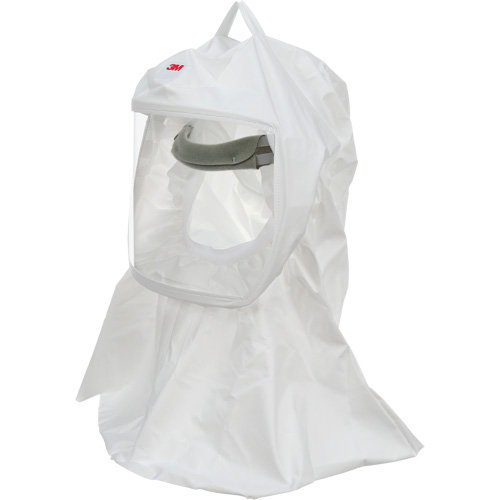 Cagoule Versaflo de haute durabilit&eacute; avec coiffe int&eacute;gr&eacute;e, Grand/Moyen, Coiffe souple, Bavette Simple Duraquip Inc