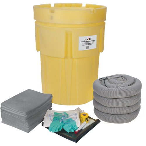 Spill Kit, Universal, Drum, 95 US gal. Absorbancy Duraquip Inc
