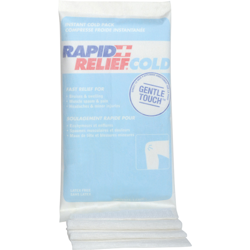 Instant Compress Packs With Self-Adhering Compression Wrap, Cold, Single Use, 6" x 9" Duraquip Inc