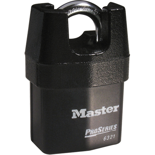 Cadenas prot&eacute;g&eacute; ProSeries, Noir, Cl&eacute;s diff&eacute;rentes, Acier lamin&eacute;, Largeur de 2-3/8" Duraquip Inc
