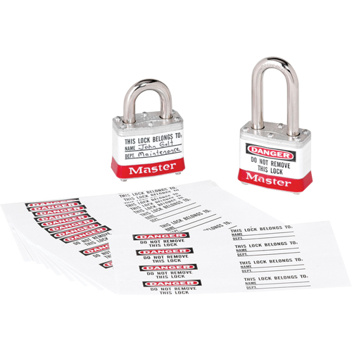 Zenex Thermoplastic Photo Padlock Identification Labels Duraquip Inc
