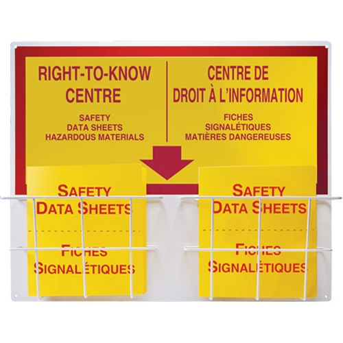Panneaux de style panier, Anglais & français, Compris reliures Duraquip Inc