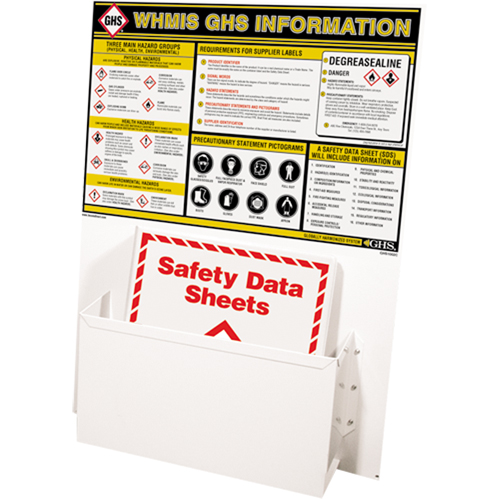 GHS Information Stations, English, Binders Included Duraquip Inc