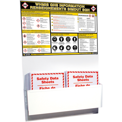 Postes d'information SGH, Anglais & français, Compris reliures Duraquip Inc