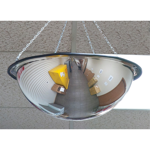 360° Dome Mirror, Full Dome, Open Top, 20" Diameter Duraquip Inc