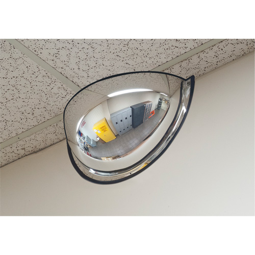 180° Dome Mirror, Half Dome, Open Top, 20" Diameter Duraquip Inc