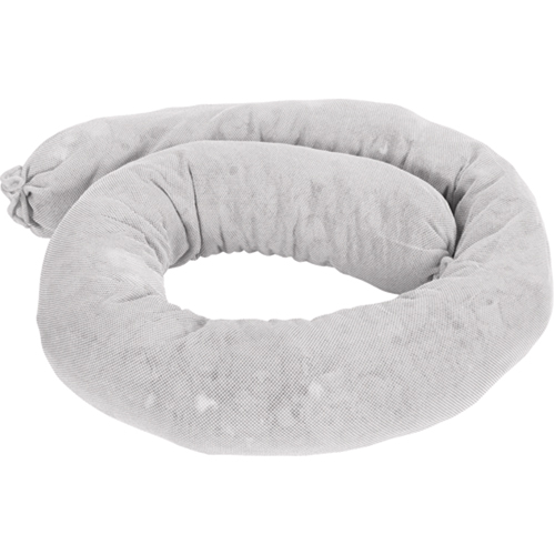 Remblais tubulaire absorbant, Huile seulement, Absorption 25 gal., 3" la x 4' lo, Pqt de 12 Duraquip Inc