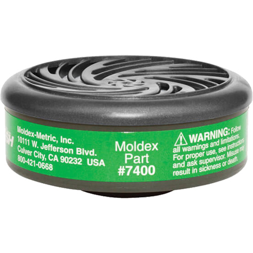 Cartouche de respirateur pour ammoniac/m&eacute;thylamine, Cartouche gaz/vapeur, Ammoniac/M&eacute;thylamine Duraquip Inc