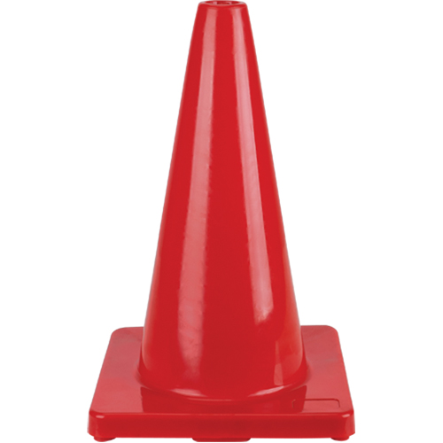 Coloured Traffic Cone, 18", Red Duraquip Inc
