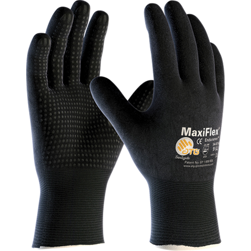 Gants ATG MaxiFlex Endurance 34-8745, 7/Petit, R&ecirc;vetement Mousse de nitrile, Calibre 15, Enveloppe en Nylon Duraquip Inc