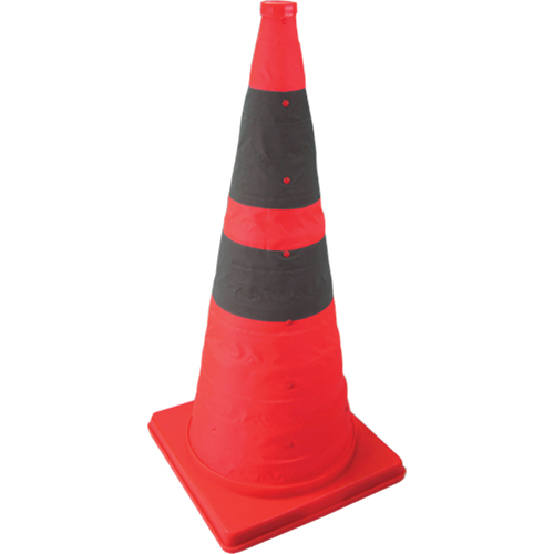 Collapsible Lighted Cone, 28" H, Orange Duraquip Inc