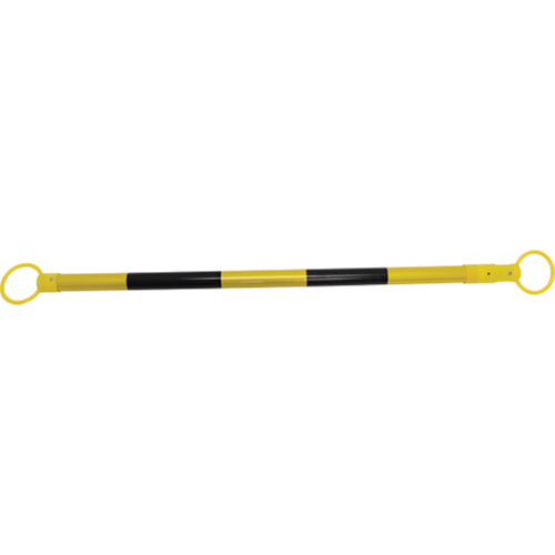 Barrier Cone Bar, 6' 6" Extended Length, Black Duraquip Inc