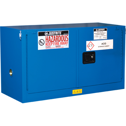 Sure-Grip&reg; Ex Hazardous Material Piggyback Safety Cabinets, 17 gal., 43" x 24" x 18" Duraquip Inc