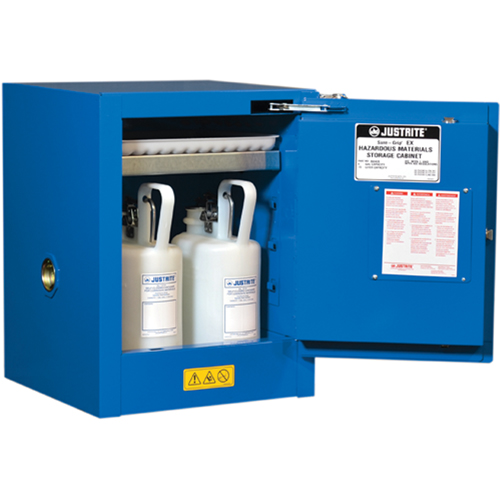 Armoires de comptoir doubl&eacute;es pour rangement de mati&egrave;res dangereuses Chem-Cor, 4 gal., 17" x 22" x 17" Duraquip Inc