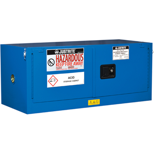 Armoires empil&eacute;es doubl&eacute;es pour rangement de mati&egrave;res dangereuses Chem-Cor, 12 gal., 43" x 18" x 18" Duraquip Inc