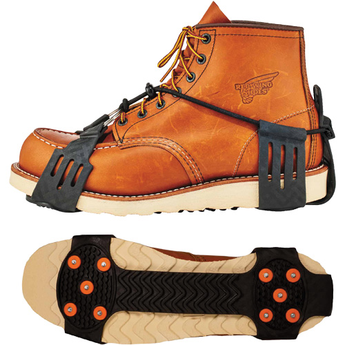 Crampons &agrave; glace ajustables TREX 6310, Acier au carbone, Traction Crampon, Moyen Duraquip Inc